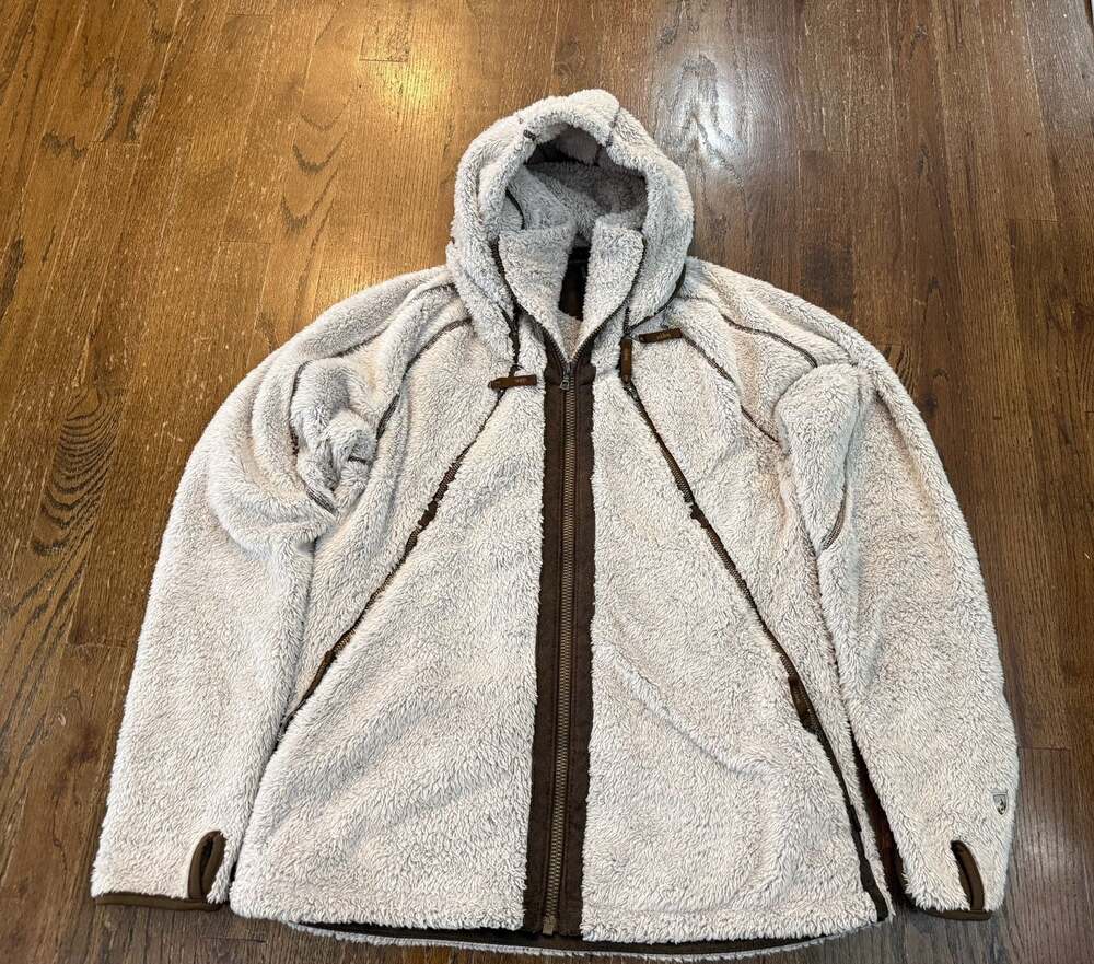 Kuhl Avina Flight Jacket Women's High Pile Fleece Full Zip Hoodie